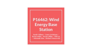 P16462: Wind Energy Base Station
