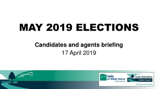 MAY 2019 ELECTIONS