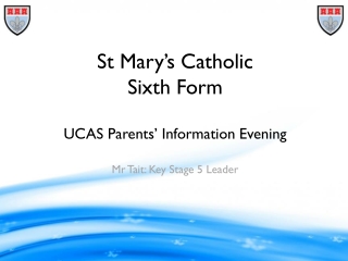 St Mary’s Catholic Sixth Form