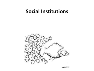 Social Institutions