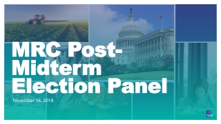 MRC Post- Midterm Election Panel