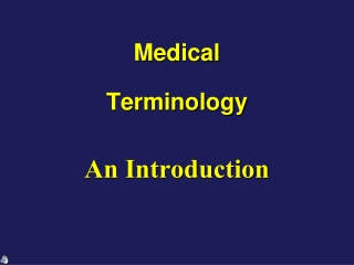 Medical Terminology