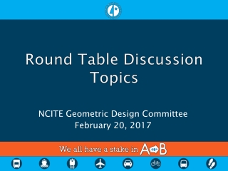 Round Table Discussion Topics