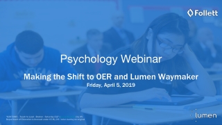 Psychology Webinar