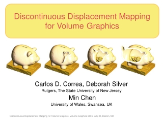 Discontinuous Displacement Mapping for Volume Graphics