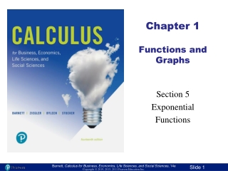 Chapter 1 Functions and Graphs