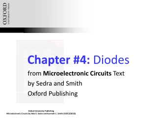 Chapter #4: Diodes