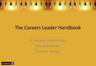 The Careers Leader Handbook