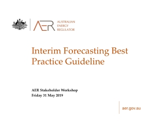 Interim Forecasting Best Practice Guideline