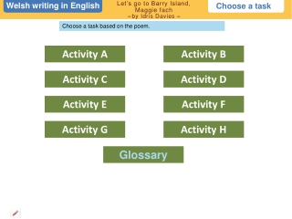 Welsh writing in E nglish