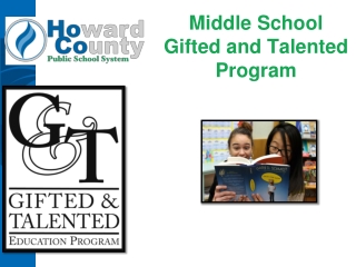 Middle School Gifted and Talented Program