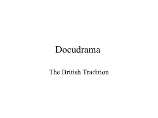 Docudrama