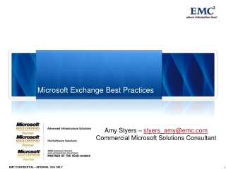 Microsoft Exchange Best Practices