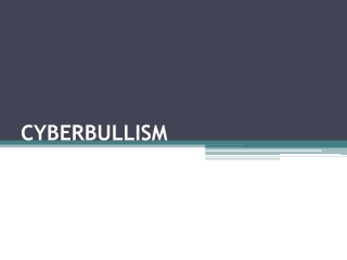 CYBERBULLISM