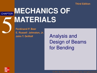 Analysis and Design of Beams for Bending