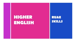 Higher English