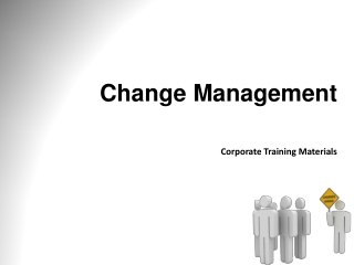 Change Management Corporate Training Materials