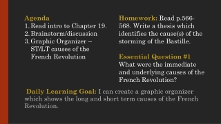 Agenda Read intro to Chapter 19. Brainstorm/discussion