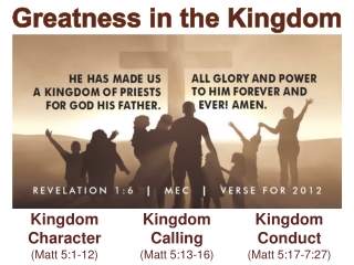 Greatness in the Kingdom