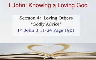 1 John: Knowing a Loving God