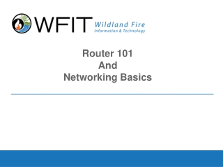 Router 101 And Networking Basics