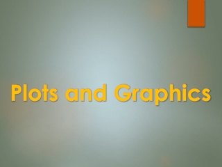 Plots and Graphics