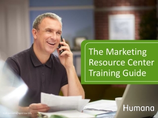 The Marketing Resource Center Training Guide