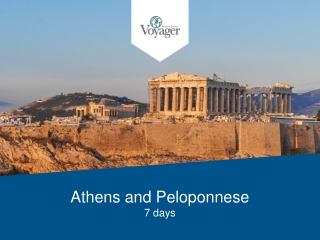 Athens and Peloponnese 7 days