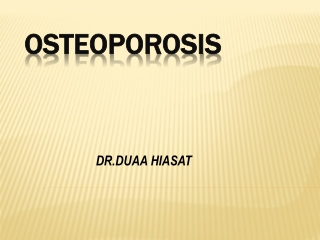 Osteoporosis