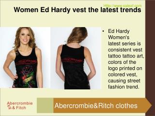 Women Ed Hardy vest the latest trends