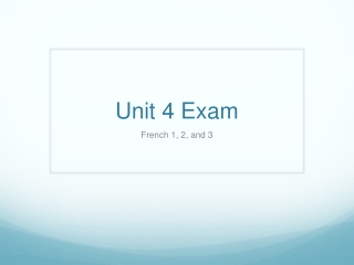 Unit 4 Exam