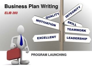 Business Plan Writing