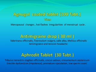 Agnugol coated tablet (100 Tabt .) Vitex