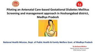 National Health Mission , Dept . of Public Health &amp; Family Welfare Govt . of Madhya Pradesh