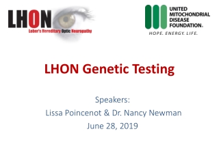 LHON Genetic Testing