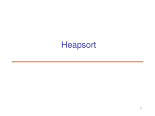 Heapsort