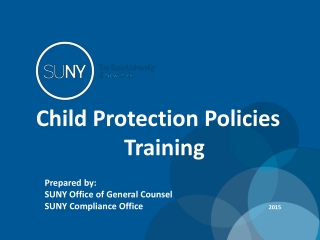 Child Protection Policies Training