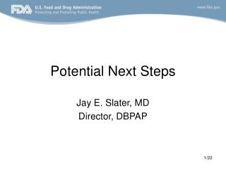 Potential Next Steps