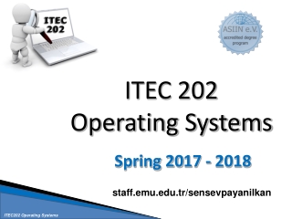 ITEC 202 Operating Systems