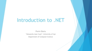 Introduction to .NET