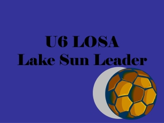 U6 LOSA Lake Sun Leader