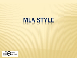 MLA Style