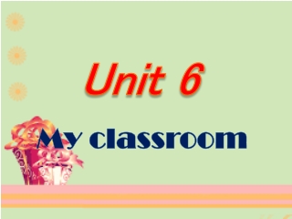 My classroom