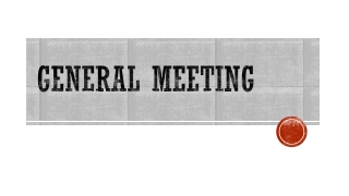 General Meeting