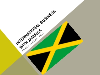 International business with Jamaica