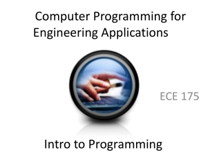 Computer Programming for Engineering Applications