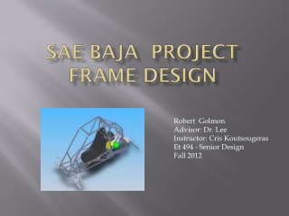 Sae baja project frame design