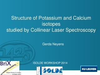 Structure of Potassium and Calcium isotopes studied by Collinear Laser Spectroscopy