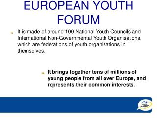 EUROPEAN YOUTH FORUM