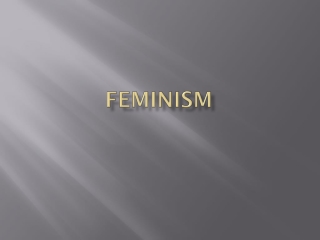 FEMINISM
